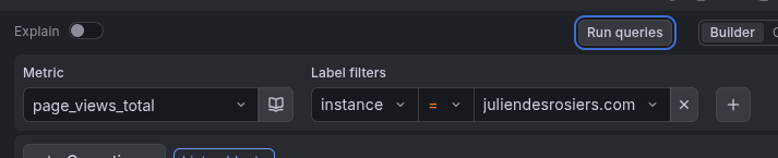 grafana instance filtering
